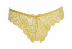 Sexy ladies underwear lace waist transparent seamless underwear temptation female underwear lace G-string head