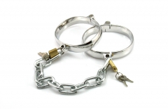 Men's stainless steel shackle chain and taste send toys supplies metal passion offbeat