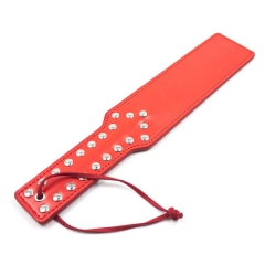 Erotic leather beat SP tool to punish red leather beat erotic female apparatus stage props