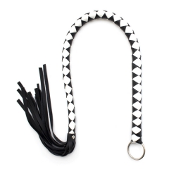Black and white queen party show bullwhip manufacturers selling props Adult supplies dance fun whip