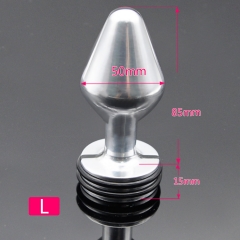 Aluminum anus men and women with electric shock G point anus.