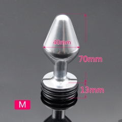 Aluminum anus men and women with electric shock G point anus.