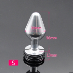 Aluminum anus men and women with electric shock G point anus.
