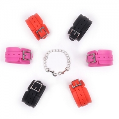 Handcuffs feet handcuffs silicone material binding bound women's hands and feet