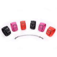 Handcuffs feet handcuffs silicone material binding bound women's hands and feet