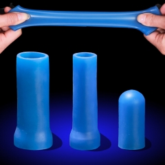 Penis Clamping Kit for Penis Enlargement/ Extender/Stretcher Replacement ,Comfort silicone Sleeves for vacuum cup extender stre