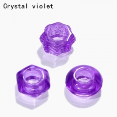 Clink ring penile crystal ring colorful transparent spike ring