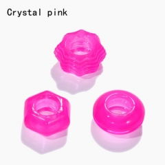Clink ring penile crystal ring colorful transparent spike ring