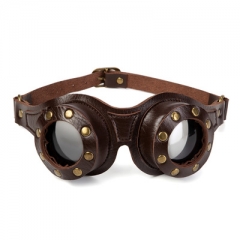 Steampunk industrial retro goggles