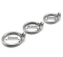 Male metal stainless steel phallus lock chastity lock