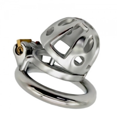 Male metal stainless steel phallus lock chastity lock