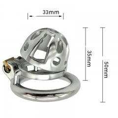 Male metal stainless steel phallus lock chastity lock