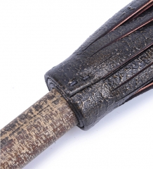 Fun whip antique log head layer cowhide