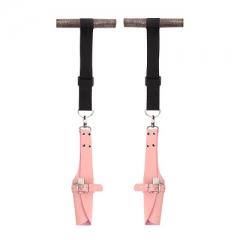 Door hanging handcuffs