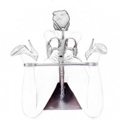 Stainless steel exquisite restraint device alternative hand, foot and neck fixed cuff