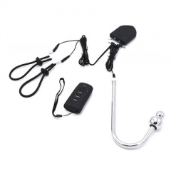 Wireless remote control anal hook penis ring out