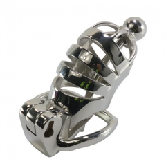 Stainless steel chastity lock play bird teasing male servile tools