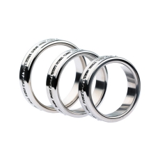 5 Size High Quality Male Stainless Steel Metal Penis Lock Cock ring BDSM erection sex toy for Man