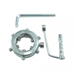 New Metal Cock Ring Urethral Sound Stimulation Medical Sex Toy Bondage Fetish Chastity Device For Male