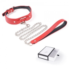 SM metal love neck collar