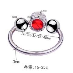 The phallus ring locks the spermatic ring