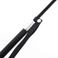 Spike leather whip black handle European and American export metal racquet nails