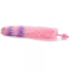 Adult supplies offbeat anal plug anal toys toys silicone silicone fox's tail anal plug 4 color silicone trumpet