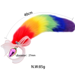 Silicone cat paw color tail set