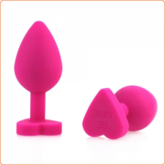 Heart Silicone Anal Plug