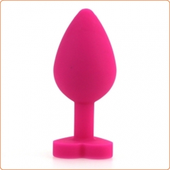 Heart Silicone Anal Plug