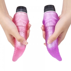Penis vibrates tongue couple sex toy for men and women