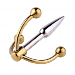 Male adult sex toys metal horse eye rod stainless steel urethral block exercise expansion masturbation massage prop