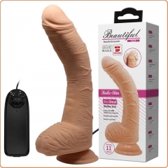 Powerful suction cup massage stick