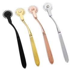 Stainless Steel Wheel Wartenberg Pinwheel Silver