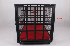 BDSM shackles K9 to form a dog crate