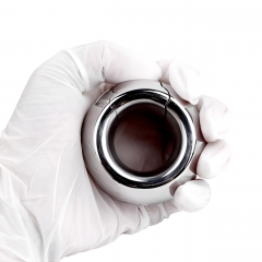 FRRK3213 Male metal scrotum weight locking ring advanced to increase the weight of the penis exercise locking ring
