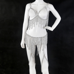 Chain pants adult toys chain clothing