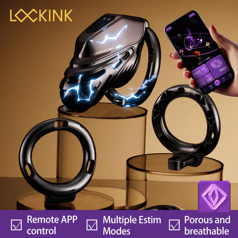 Lockink Electric Eel Chastity Cage
