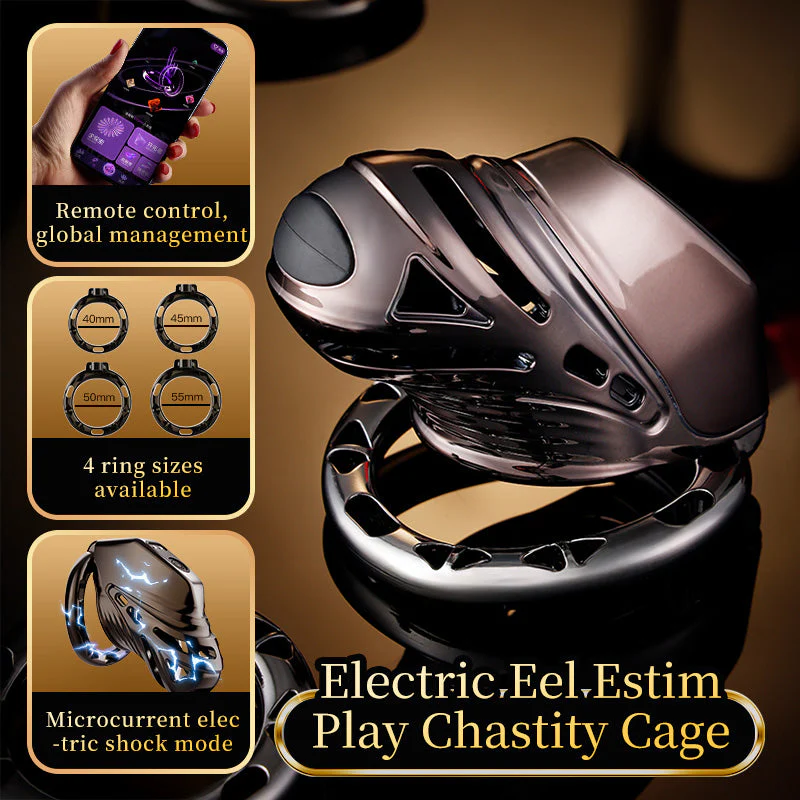Lockink Electric Eel Chastity Cage